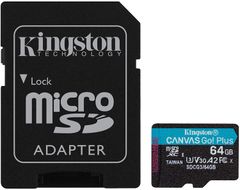 Thẻ nhớ Kingston Canvas Go Plus MicroSD 64GB SDCG3/64G