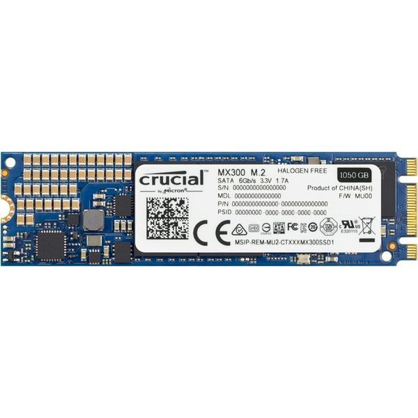 Ổ Cứng SSD Crucial MX300 1TB SATA M.2 2280 (CT1050MX300SSD4)