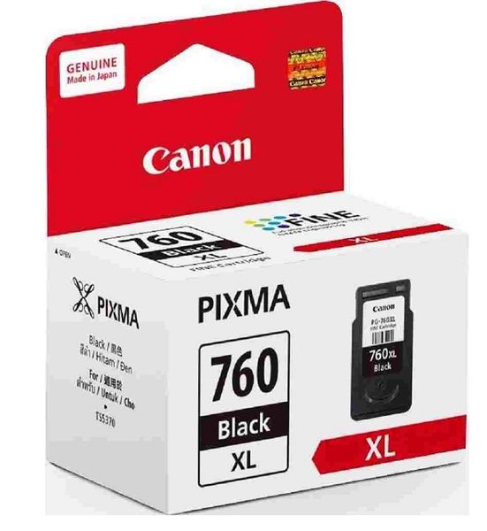 Mực in Canon PG-760XL Pigment Black Ink Cartridge (3716C001AA)