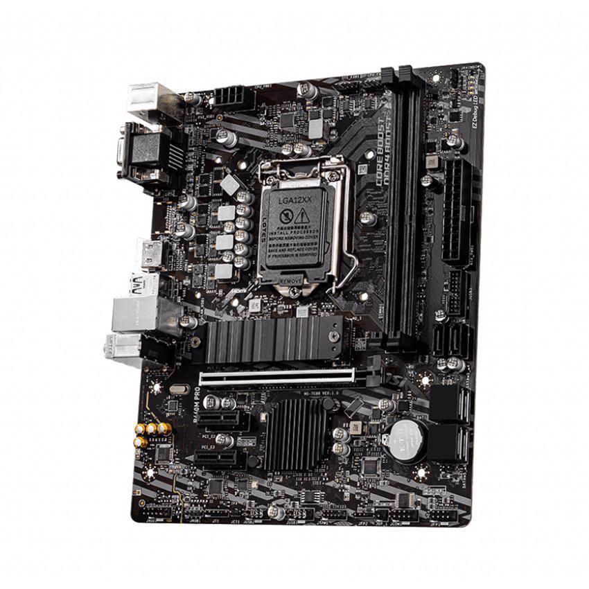 Mainboard MSI B460M PRO (Intel B460, Socket 1200, m-ATX, 2 khe RAM DDR4)