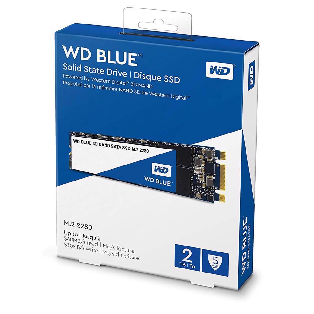 SSD Western Digital Blue 3D-NAND M.2 2280 SATA III 2TB WDS200T2B0B