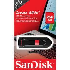Thiết bị lưu trữ USB 256GB SanDisk Cruzer Glide USB Flash Drive/ Black - SDCZ60-256G-B35