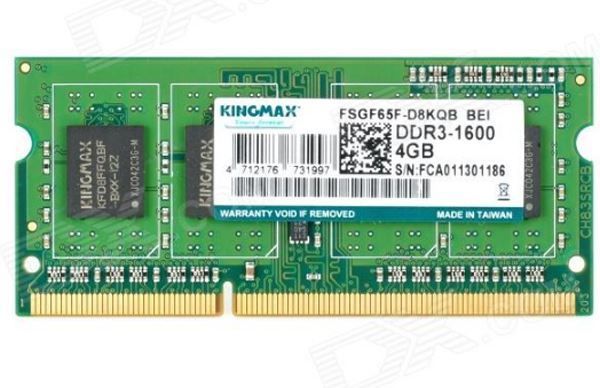 Ram Laptop Kingmax - DDR3 4Gb - Bus 1600 TCN Chính hiệu