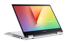Laptop ASUS Vivobook Flip TN3402QA-LZ027W (R7-5800H/ 16GB RAM/ 512GB SSD/ 14 inch WUXGA Touch/ Finger Print/ Silver/ 2 Yrs)