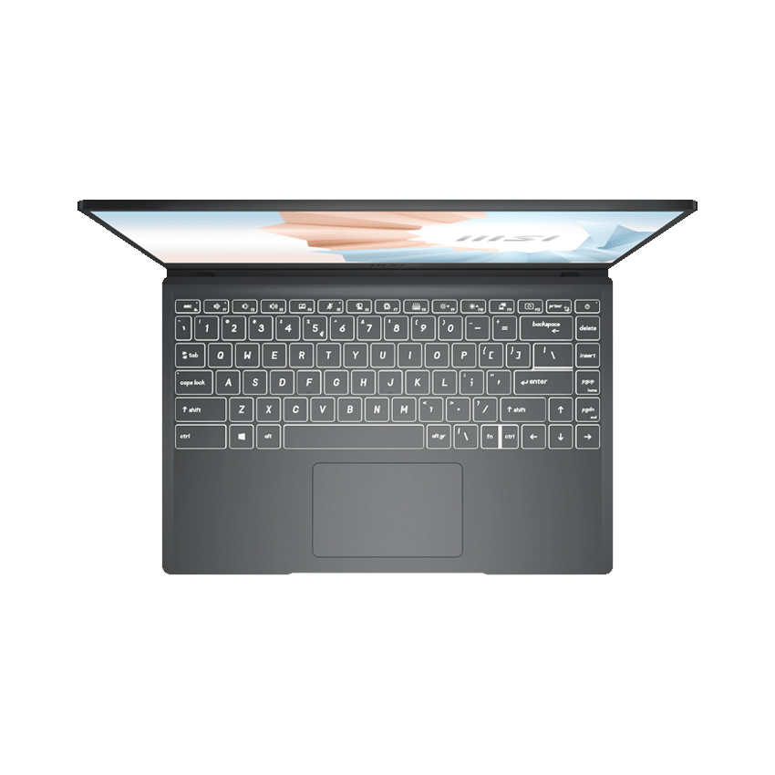 Laptop MSI Modern 15 (A5M-047VN) (R7 5700U/8GB/512GB SSD/15.6 inch FHD/Win10/Xám) (2021)