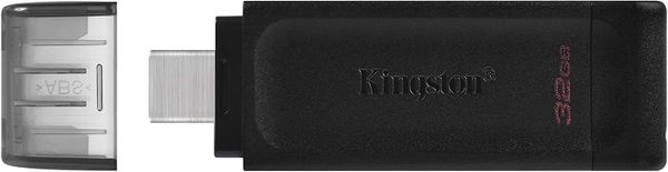 USB Kingston DataTraveler 70 32GB Portable and Lightweight USB-C flashdrive with USB 3.2 Gen 1 speeds DT70/32GB
