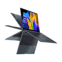 Laptop Asus Zenbook Flip 14 OLED UP5401ZA-KN101W (i7 12700H/ 16GB/ 512GB SSD/ 14 Touch screen OLED 2.8K/VGA Onboard/Win11/Grey/Túi)