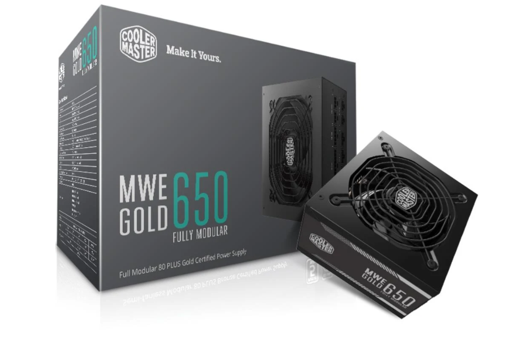 Nguồn máy tính Cooler Master Mwe Gold 650W Fully modular