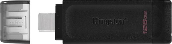 USB Kingston DataTraveler 70 128GB Portable and Lightweight USB-C flashdrive with USB 3.2 Gen 1 speeds DT70/128GB