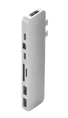 Bộ chia/ Hub USB-C HyperDrive Pro 8 in 2 GN28D-SL (Bạc)