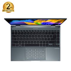 Laptop Asus Zenbook 14 Flip OLED UP5401ZA-KN005W (Core™ i5-12500H/8GB/512GB/Intel Iris Xe/14.0-inch 2.8K/Cảm ứng/Win 11/Pine Grey)