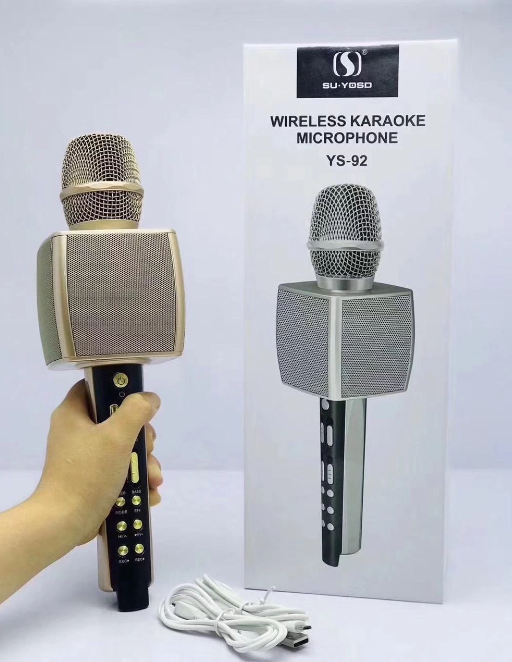 Mic karaoke YS-92 SUYOSD (Vàng)