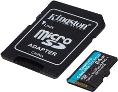 Thẻ nhớ Kingston Canvas Go Plus MicroSD 64GB SDCG3/64G