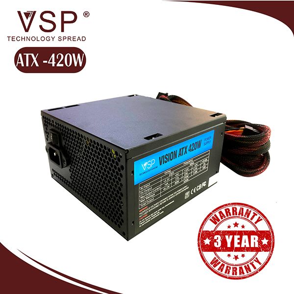 Nguồn  VSP ATX-420W Đen
