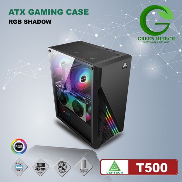 Case VSP T500 Có Sẵn LED RGB