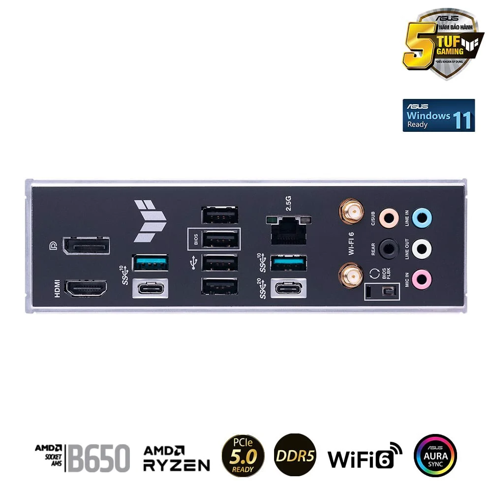 Bo Mạch Chủ ASUS TUF GAMING B650-PLUS WIFI (DDR5)