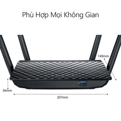 Router Wifi ASUS RT-AC1300UHP, AC1300 MU-MIMO, 2 băng tần, AiProtection, USB 3.0