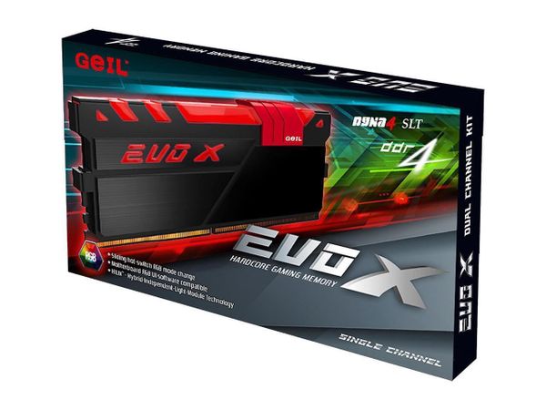 Ram GEIL EVO -X 32GB 2*16GB DDR4 2400MHz - Màu đen