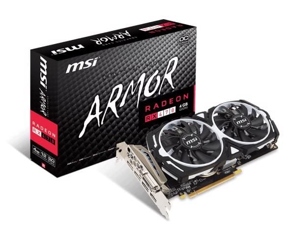 Card Màn Msi Rx470 8g Rx580 4gb Msi Radeon 580 Armor Gpu 580 4gb