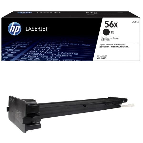 HP 56X High Yield Black Original LaserJet Toner Cartridge (CF256X)