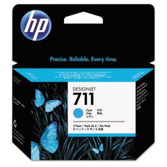 HP 711 3-Pack 29-ml Cyan Ink Cartridge (CZ134A)