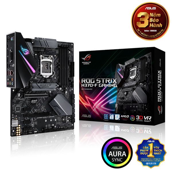 Mainboard ASUS ROG STRIX H370-F GAMING (Chipset Intel H370/ Socket LGA1151/  VGA onboard)