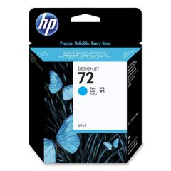 HP 72 69-ml Cyan DesignJet Ink Cartridge(C9398A)