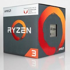 CPU AMD Ryzen 3 2200G (3.5GHz turbo up to 3.7GHz, 4 nhân 4 luồng, 6MB Cache, Radeon Vega 8, 65W) - Socket AMD AM4