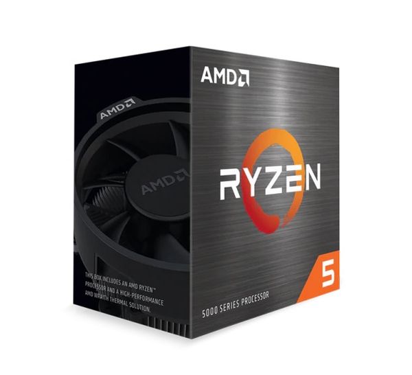 CPU AMD Ryzen 5 5600X, with Wraith Stealth cooler/3.7 GHz (4.6GHz Max Boost) /35MB Cache/6 cores, 12 threads/65W/Socket AM4) Full Box