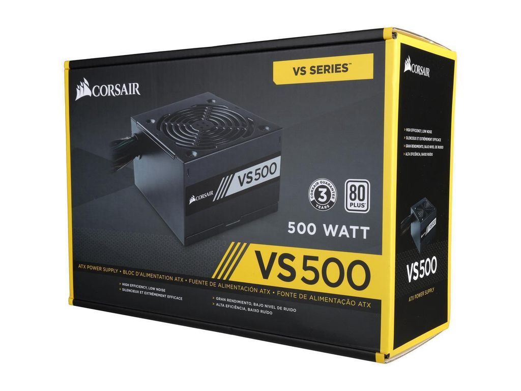 Nguồn máy tính Corsair 500W VS500 CP-9020118-NA