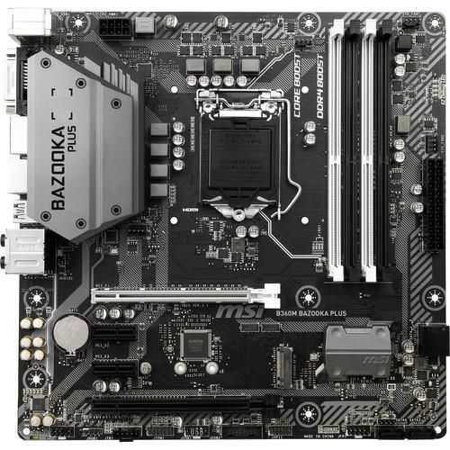 Main MSI B360M BAZOOKA PLUS (Chipset Intel B360/ Socket LGA1151/ VGA onboard)