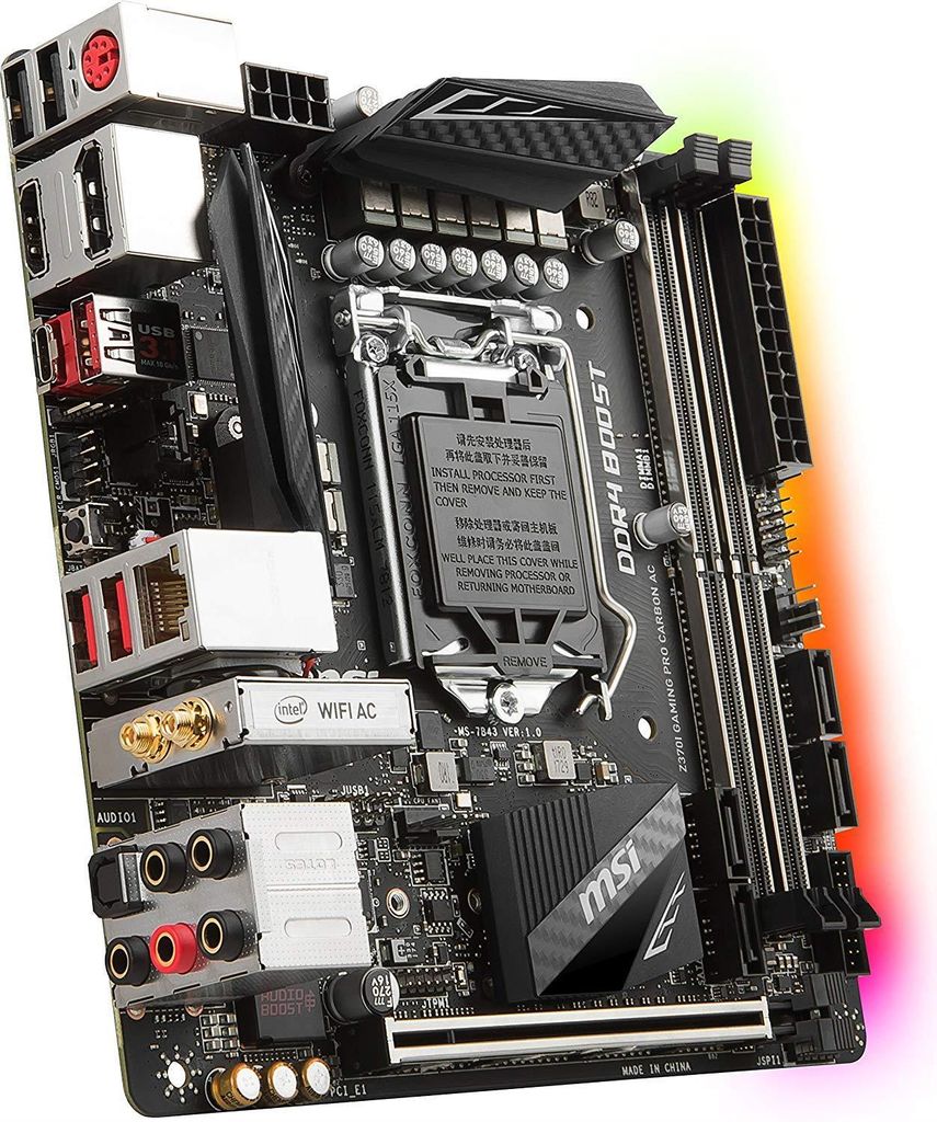 Mainboard MSI Z370I Gaming PRO CARBON AC