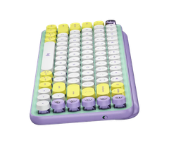 Bàn phím không dây Logitech Emoji Pop Keys -Tím (920-010578)
