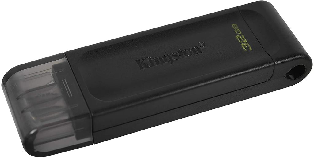 USB Kingston DataTraveler 70 32GB Portable and Lightweight USB-C flashdrive with USB 3.2 Gen 1 speeds DT70/32GB