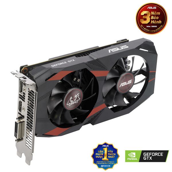 Card màn hình Asus CERBERUS GTX 1050Ti O4G (4GB/DDR5/128 Bits)