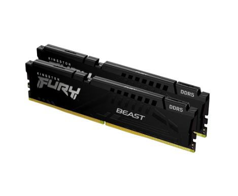 Ram Kingston Fury Beast Black 32GB 5600MHz DDR5 (2x16GB) KF556C40BBK2-32