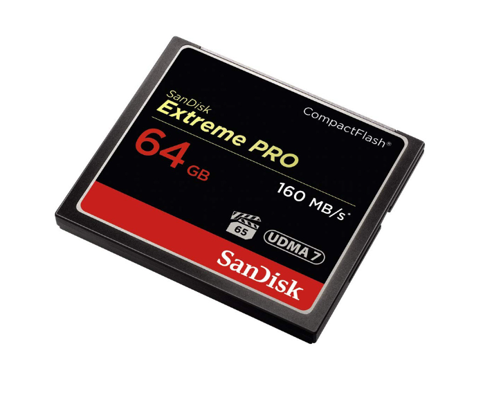 Thẻ Nhớ CompactFlash (CF) SanDisk Extreme Pro 64GB 1067X SDCFXPS-064G-X46