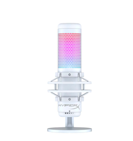 Thiết bị Stream Microphone HyperX QuadCast S RGB White 519P0AA