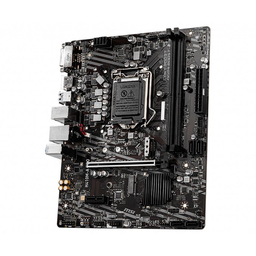 Mainboard MSI H410M-A PRO (Intel H410, Socket 1200, m-ATX, 2 khe RAM DDR4)