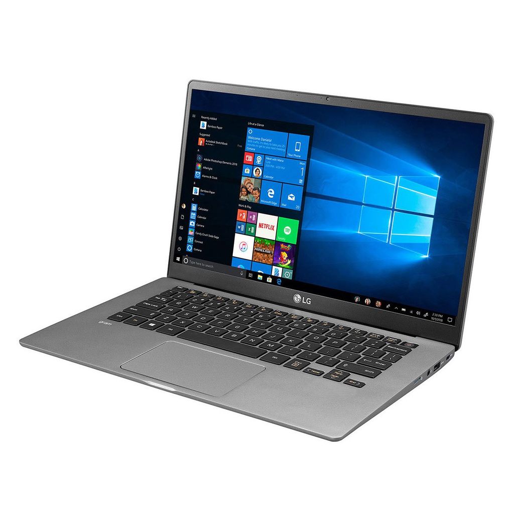Laptop LG Gram 14ZD90N-V.AX55A5 (i5 1035G7/8GB RAM/512GBSSD/14.0 inch FHD/FP/Xám Bạc) (model 2020)