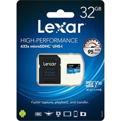 Thẻ nhớ Lexar 32GB 633x A1 95MB/s(LSDMI32GBBAP633A)