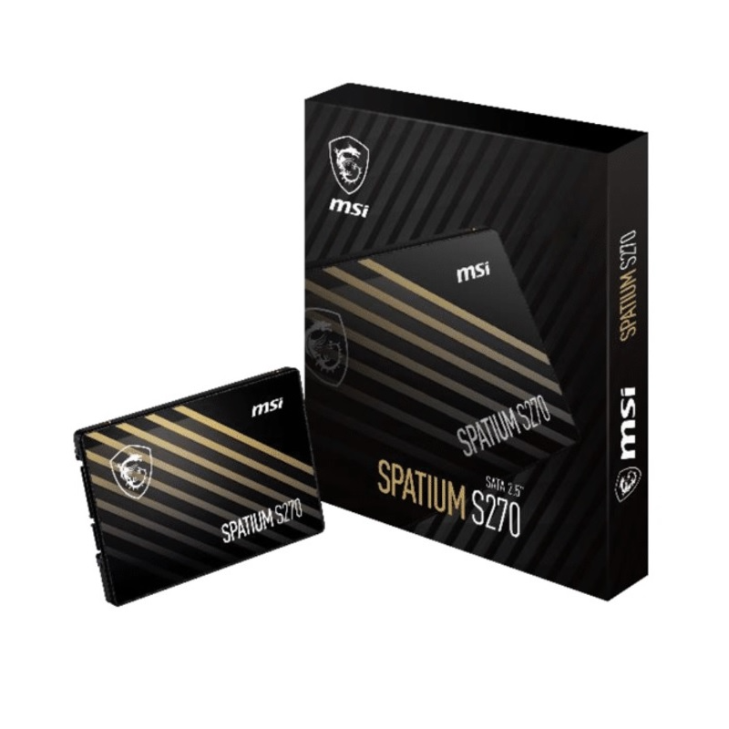 SSD MSI SPATIUM S270 2.5 inch Sata 3 (Read/Write 500/450 MB/s, 3D Nand)