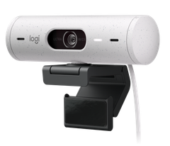 Webcam Logitech BRIO 500 1080p FHD Trắng nhạt 960-001429