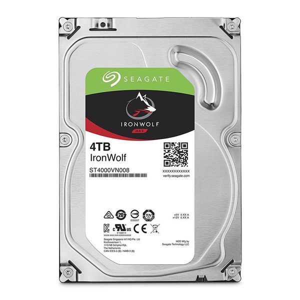 Ổ cứng HDD Seagate IronWolf 4TB 3.5 inch, 5900RPM, SATA3, 64MB Cache (ST4000VN008)