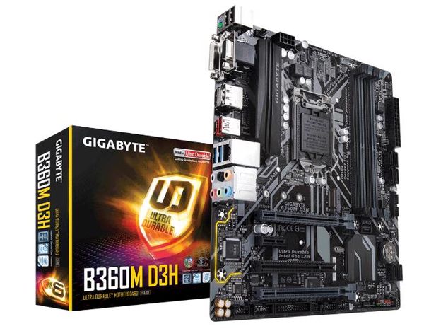 Mainboard Gigabyte GA-B360M-D3H (Chipset Intel B360/ Socket LGA1151/ VGA onboard)