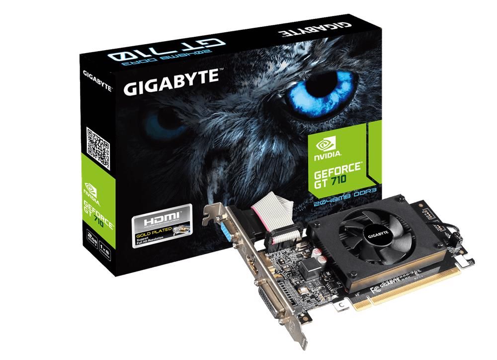 Card màn hình Gigabyte GeForce GT 710 GV-N710D3-2GL
