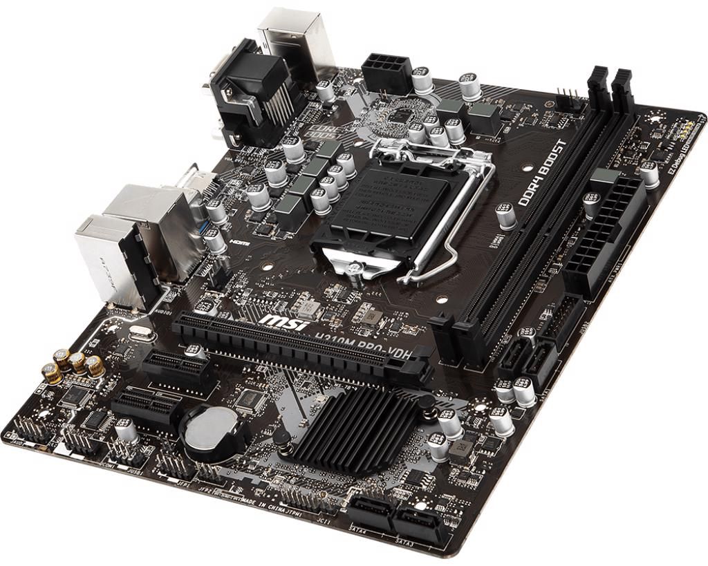 Mainboard MSI H310M PRO-VDH PLUS (Intel H310, Socket 1151, m-ATX, 2 khe RAM DDR4)