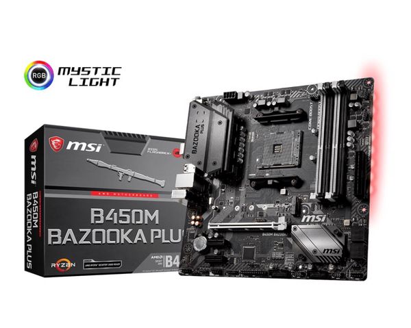 Main MSI B450M BAZOOKA PLUS (Chipset AMD B450/ Socket AM4/ VGA onboard)