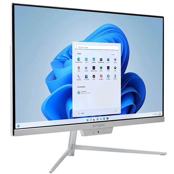 Máy tính All in one SingPC M22Vi382-W (i3-10100/ DDR4-8GB/ SSD-256GB/ 21.5