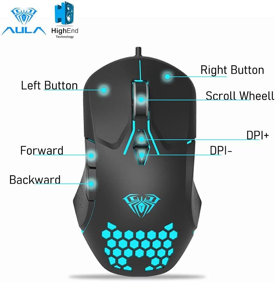 Chuột Chơi Game AULA F809 Dành Cho Máy Tính - Gaming Mouse Aula F809